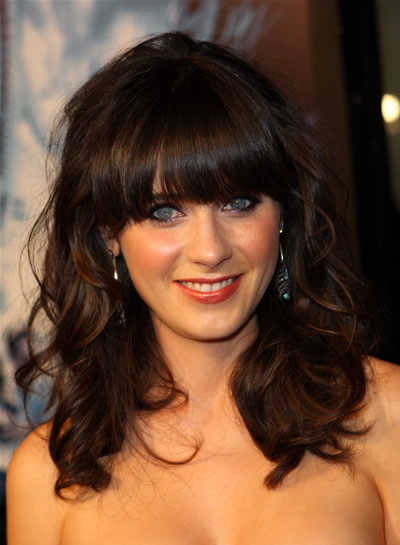 2011 Hairstyles  Bangs on Medium To Long Haircuts With Bangs  Medium Short Haircuts For