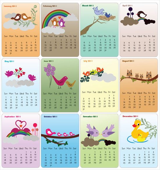 printables calendar 2011. Printable Calendar 2011 Uk