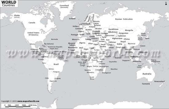 world map printable with countries. world map printable with countries. Black and White World Map with